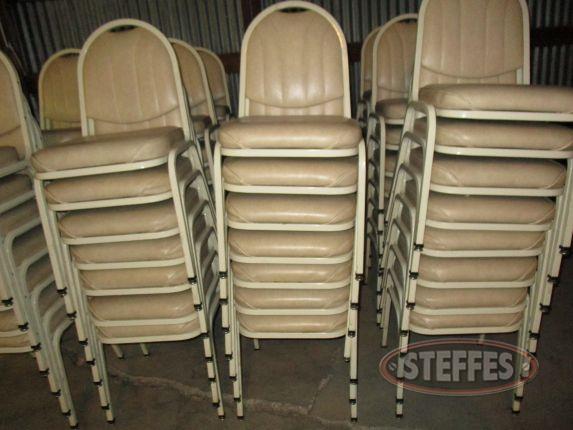 (7) All Steel Stackable Padded Chairs_1.jpg